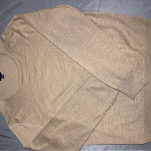 J. Crew Men's Tan Crewneck Sweater
